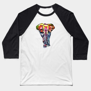 Elefant colorful Baseball T-Shirt